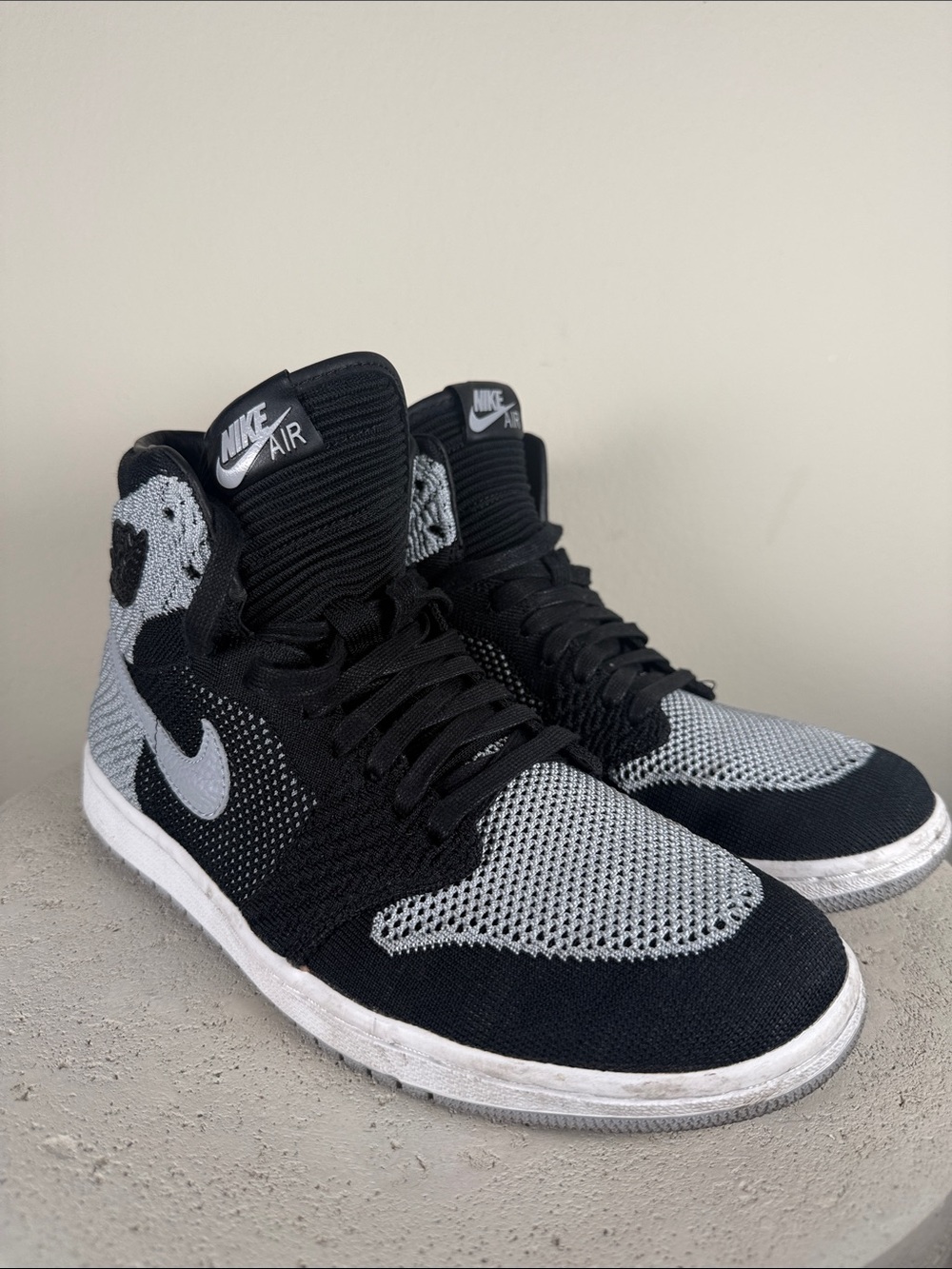 Jordan 1 Retro High Flyknit “Shadow” with box